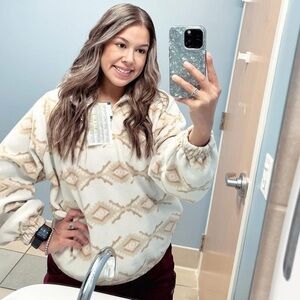 Hollister Beige Patterned Jacket